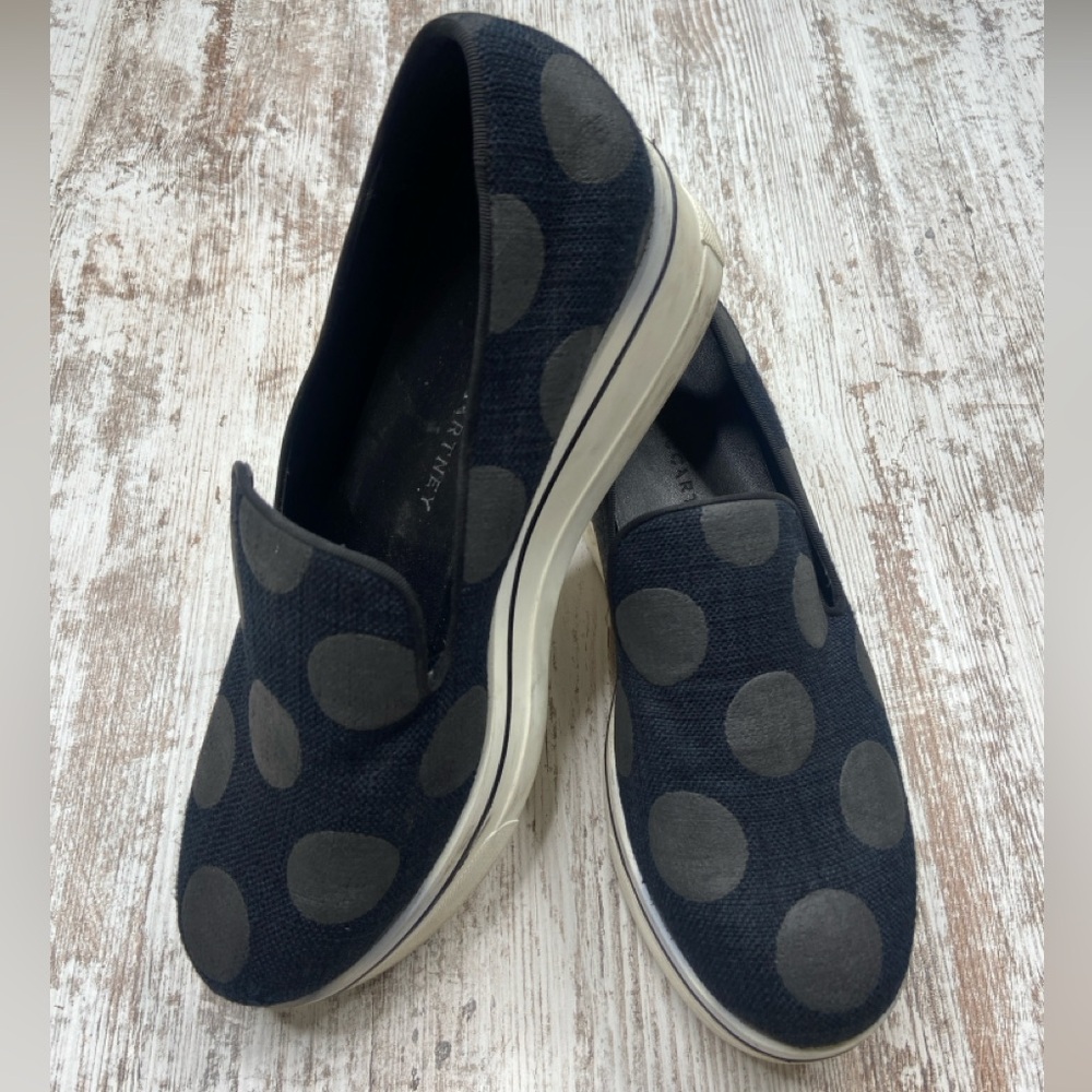 RARE HTF Stella McCartney Black Polka Dot Platform Binx Sneakers EU 40 (9) GUC!